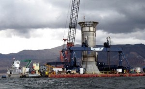 BMT's Lake Mead intake installed