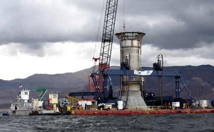 BMT's Lake Mead intake installed