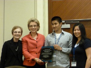 2012 awardee with governor