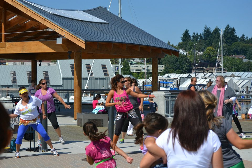 Zumba in the Park at Arts Walk ThurstonTalk