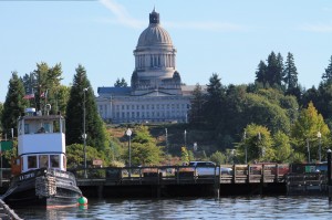 capitol building from water