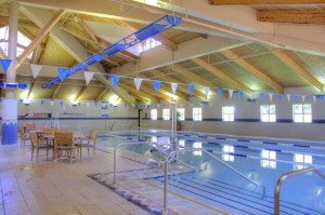 Dave Taylor starts each morning with lap swim in Panorama's pool.