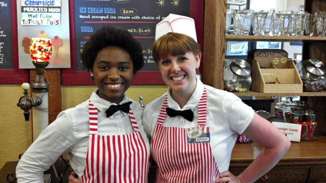 grandpas soda fountain olympia ice cream