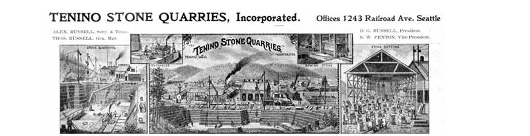 Tenino Quarry picture tenino history