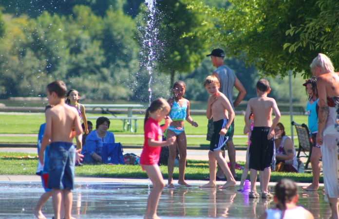 heritage Park fountain