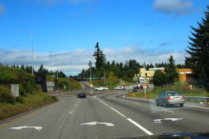 Turn Left stay on black lake road