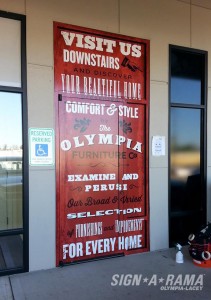 olympia custom signs