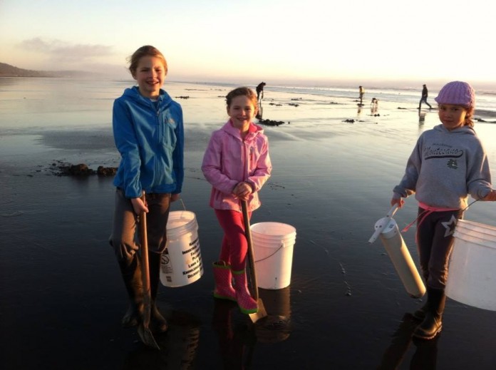 razor clam dig