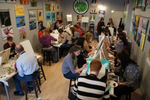 Let's Paint provides classes where new or experienced artists can try their hand at painting. 