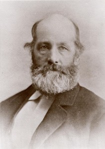 Edmund Sylvester founded Olympia in 1850 and contributed much to the community. Photo courtesy Washington State Archives, State Library Photograph Collection.