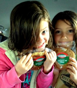 Cookies, baked daily in the Meconi's bakery, are one reason kids love dinner at the local sub shop.