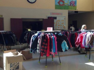 coat drive little red schoolhouse