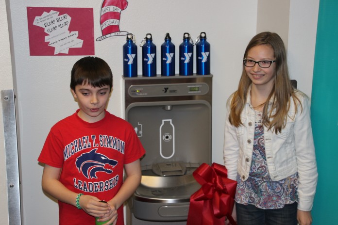 ymca water bottle filling station