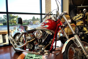NW Harley Flames Bike