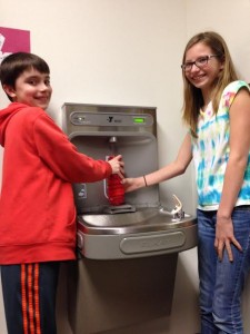 water bottle filling station