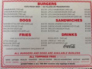 five guys menu