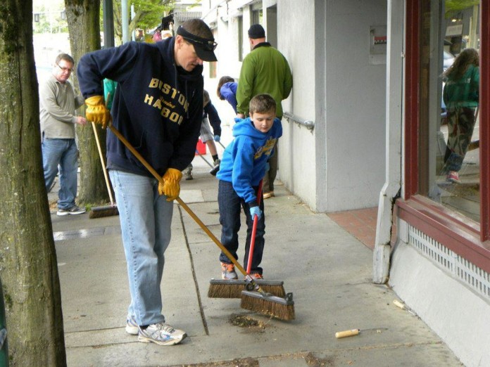 downtown olympia clean-up boston harbor elementary
