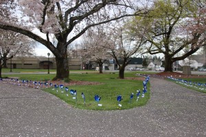 blue pinwheels