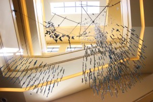 County sponsored plastic art piece now on display at Family & Juvenile Court.
