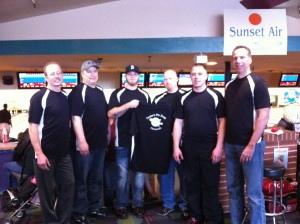 left to right: Drew Robertson, Wes Foster, Tim Britton, DJ Shepard, Jason Higgins, Dan Howard.