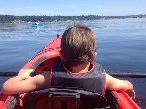 kid kayak summer