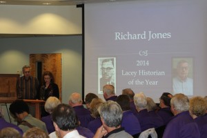 laceys richard jones historian of the year