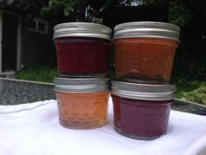 Turning local berries and fruit into jam is a favorite activity.