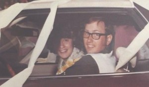 Peggy and Mike Miller on their wedding day over 40 years ago.