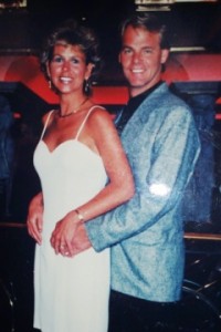 Lori and Ken Morefield on their honeymoon.  Lori's original wedding ring was custom designed by Hartley Jewelers.