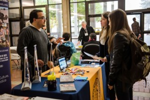Photo by Shauna Bittle. Students from all over Washington will attend a statewide graduate school fair on October 22 at Evergreen in Olympia to explore options for earning advanced degrees.