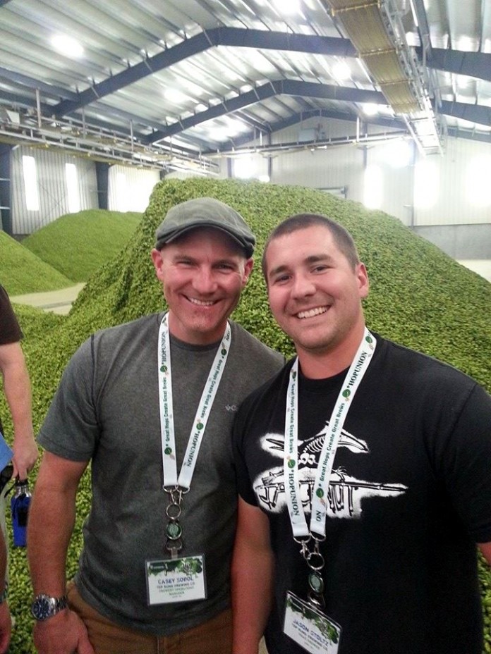 Top Rung Jason Casey Hops 1 top rung brewing
