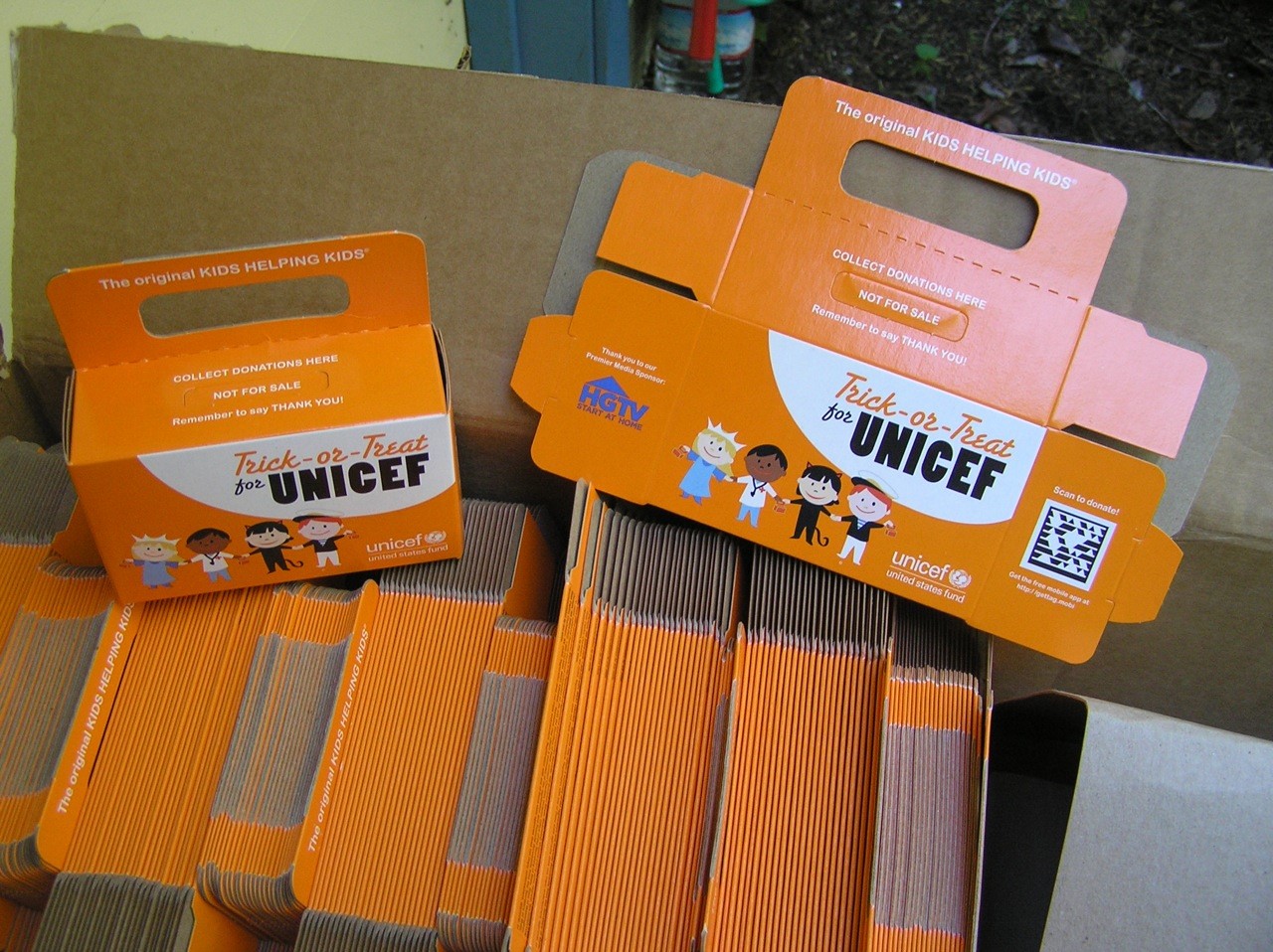 Trick Or Treat For Unicef Boxes Begin To Circulate In