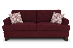 A faille sofa. Up close, the lines and soft ribbing can both be seen and felt. (Porter International Designs – call for current pricing)