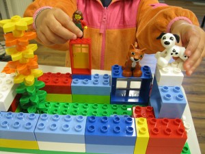 Fifteen sets of LEGO® bricks – 10,000 in each set – has kids going creative.