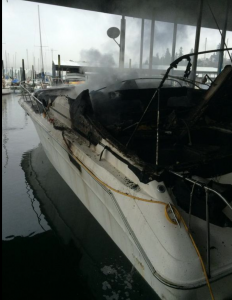 olympia boat fire
