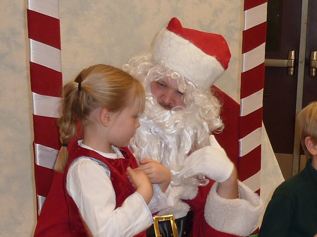 signing santa