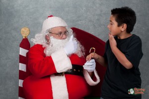 signing santa