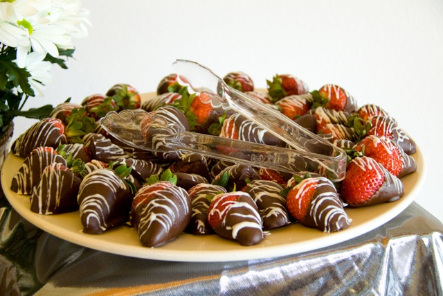 Bayview Catering chocolate strawberries Valentine Feast valentines recipe