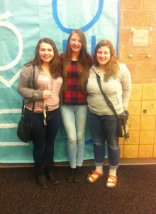 My friend Katie, Leah and I attend OHS's Mystery Theatre. 