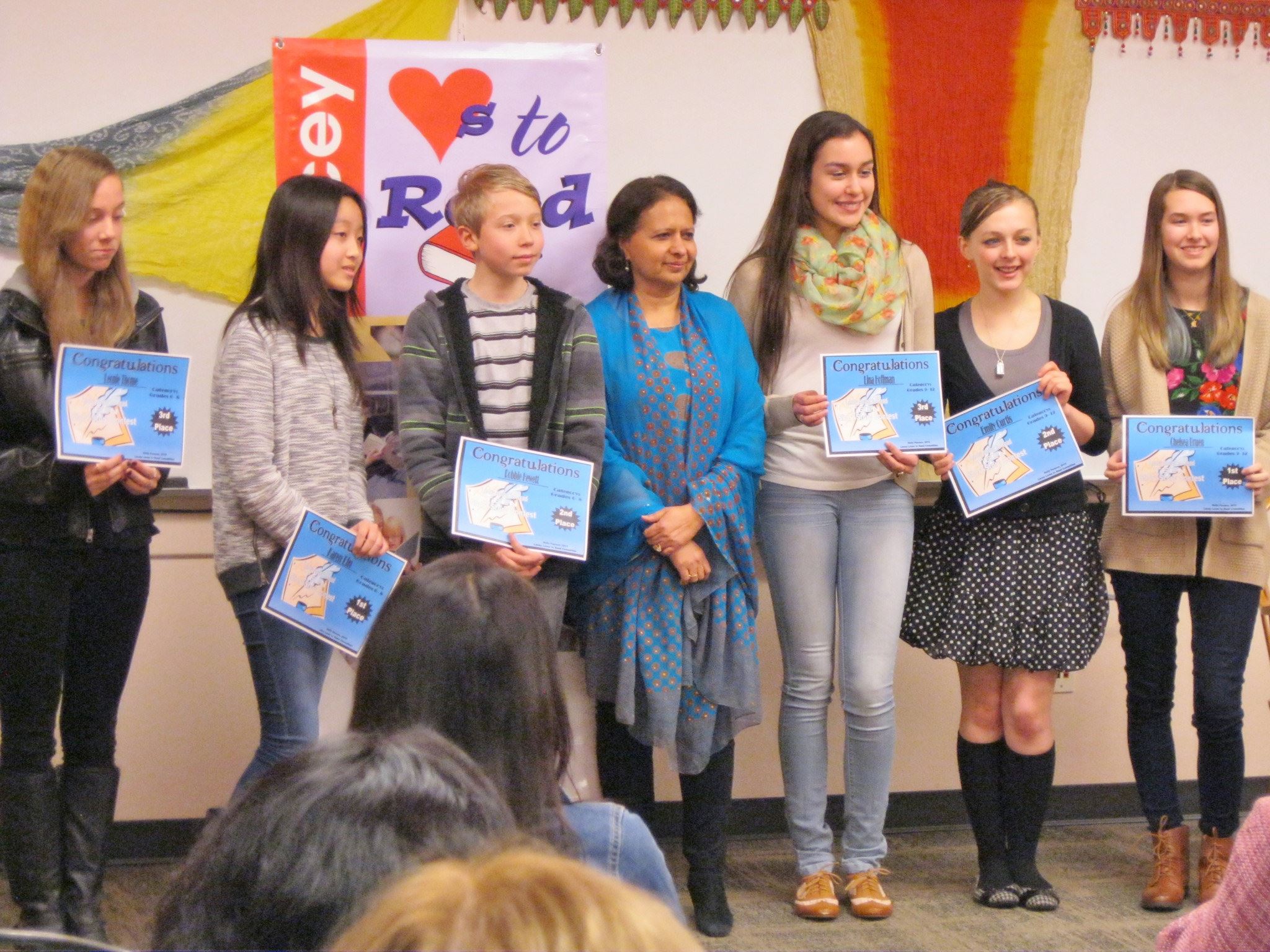 lacey loves to read winners teen writing contest