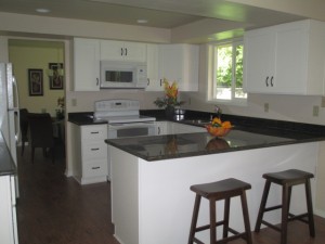  After picture of kitchen renovation in Lacey using Private Money.