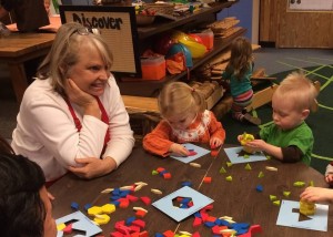 Norma Larson appreciates the fact that, at Eastside Co-op Preschool, “Everyone is a teacher and a learner!”