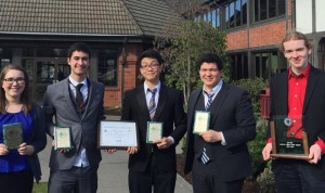 Capital High School had several students compete in the Washington State Debate Tournament in March 2015.