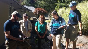 Stormwater Steward team in action in the fall of 2014.