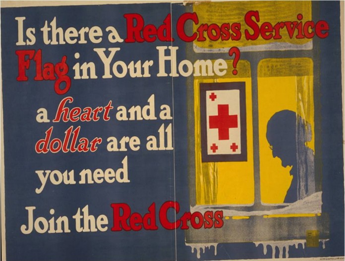 Red Cross article--flag red cross olympia