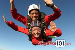 Skydive Kaposwin tandem jump