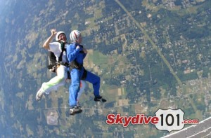 Take a bird's eye view of the landscape below as you jump from the plane. Photo courtesy of Skydive Kapowsin.