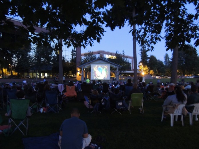 outdoor movie olympia