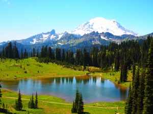 tipsoo lake rainier