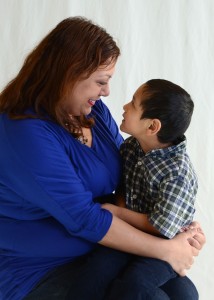 Family Support Center mom and child